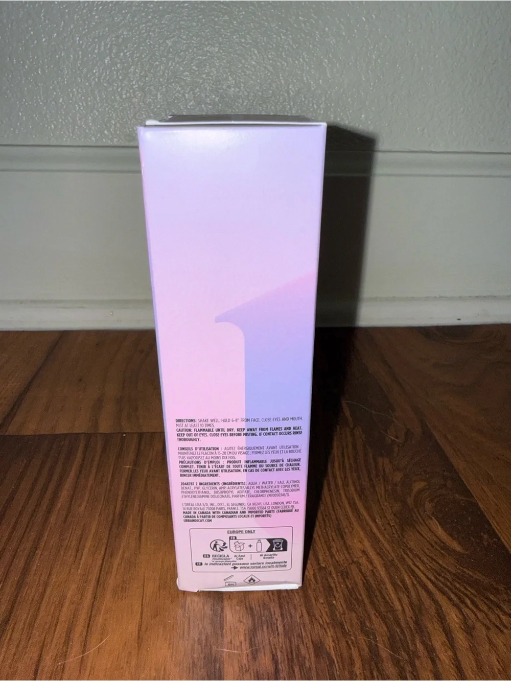 Urban Decay ALL NIGHTER WATERPROOF MAKEUP SETTING SPRAY 4oz